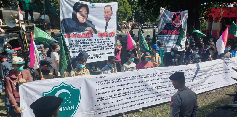 Demo di KPK, PP Himmah Minta Mensos Risma Cs Diperiksa